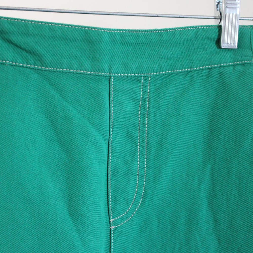 NWT Bonpoint Boys Lester Pants High Rise Cotton Linen Green Straight Trouser 12 - Picture 3 of 11